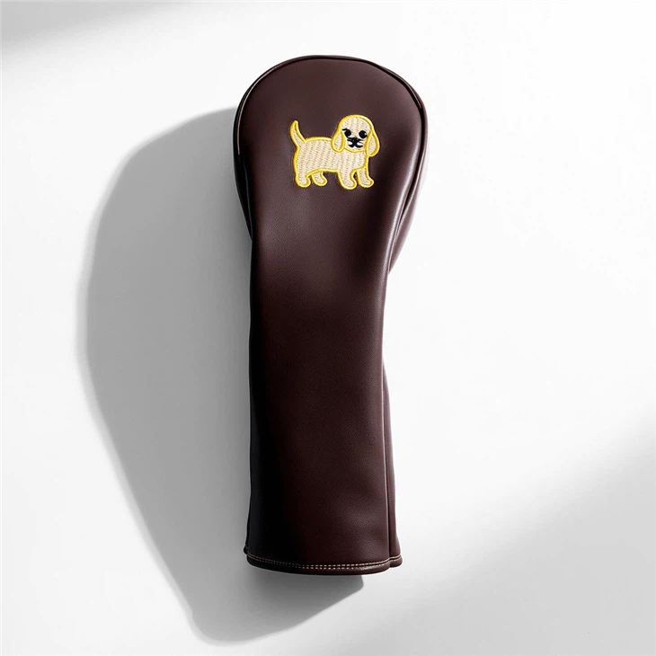 Custom Embroidered Logo Luxury Golf Accessories Gift Golf Headcover Club Head Cover For Driver Golf Head Covers