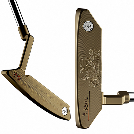 Putter de golfe de ouro Cabeça e novo design personalizado
