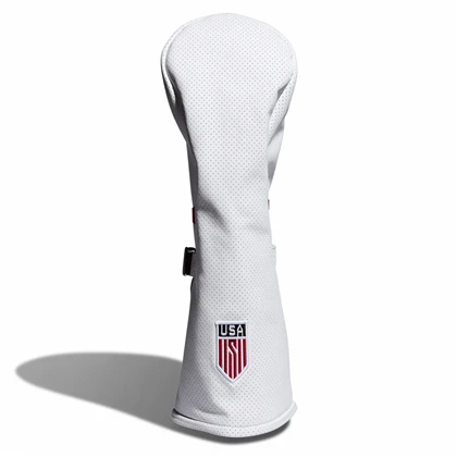 Capas de cabeça de golfe personalizadas Bordado PU PU CHURING CLUBE DE WOOD CABES
