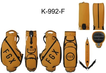 Saco de golfe simplificado com organização de taco de 15{1}} vias, compartimento separado para taco, design de vários{3}bolsos (7 compartimentos), bolso para refrigerador de bebidas, ombreira removível, capuz resistente às intempéries- - opção unissex para viagem