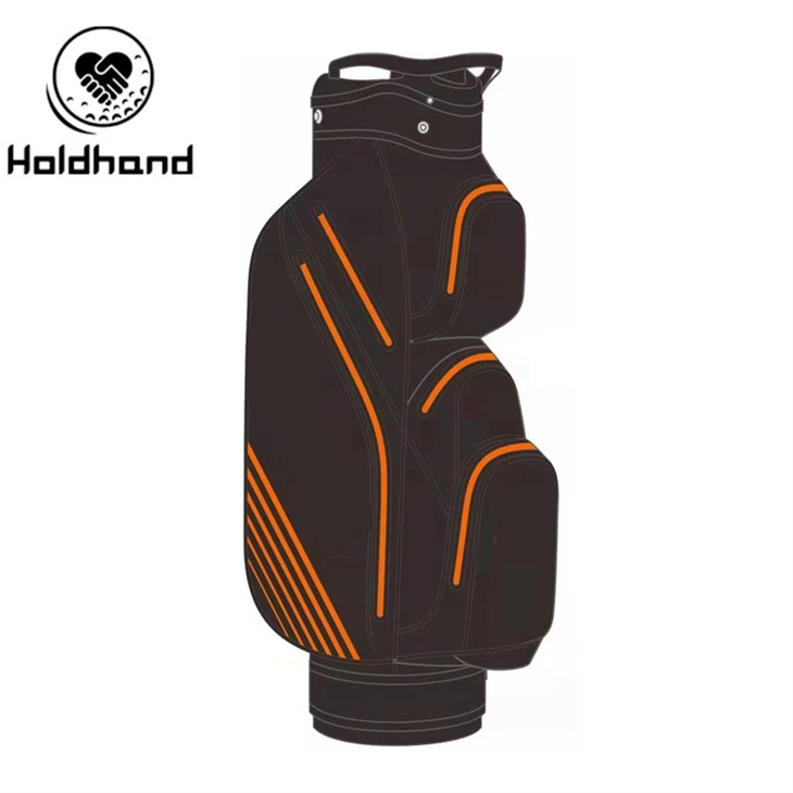Bolsa de carrinho de golfe para homens, organizadora de bolsa de golfe personalizada com 14 divisores Bolsa de carrinho de passeio de golfe superior