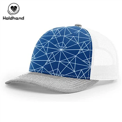 Chapéu de pai estampado geométrico Boné de beisebol polo ajustável Trucker estilo unissex Headwear ajustável